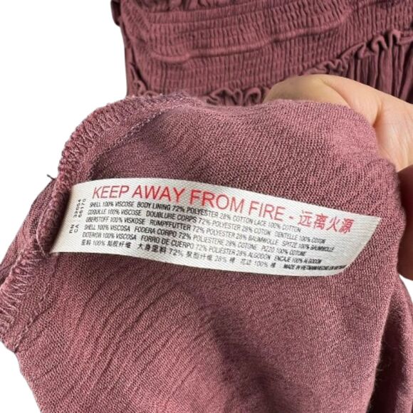 Free People Santa Maria Brown Rust Maxi Dress Size XS - Picture 6 of 8